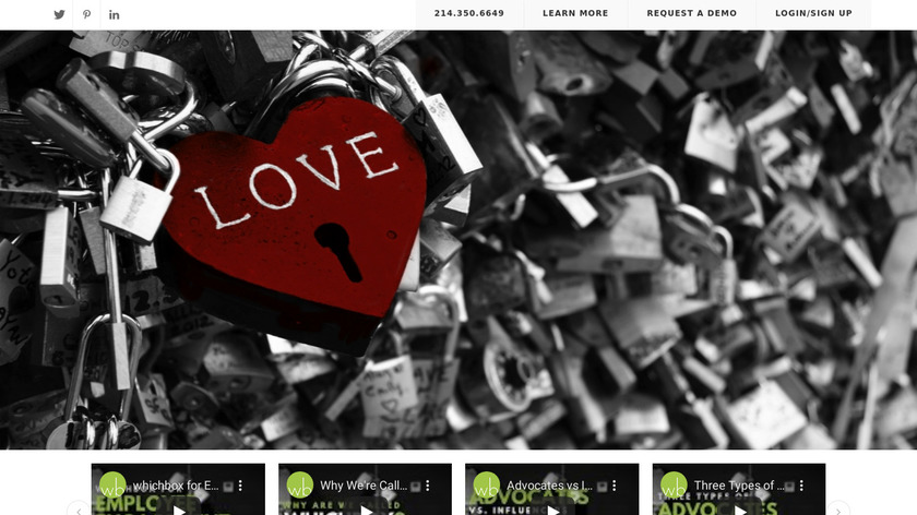 WhichBox Landing Page