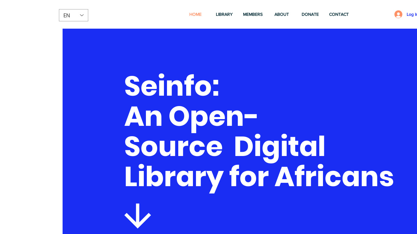 Seinfo Landing page