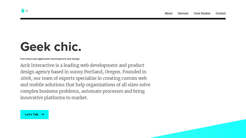 Arck Interactive LLC Landing Page