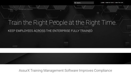 AssurX Training Management Software image