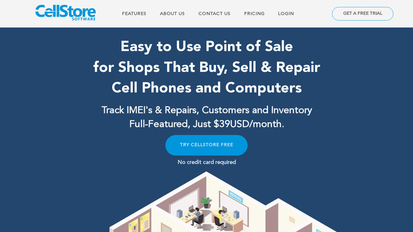 CellStore Landing Page