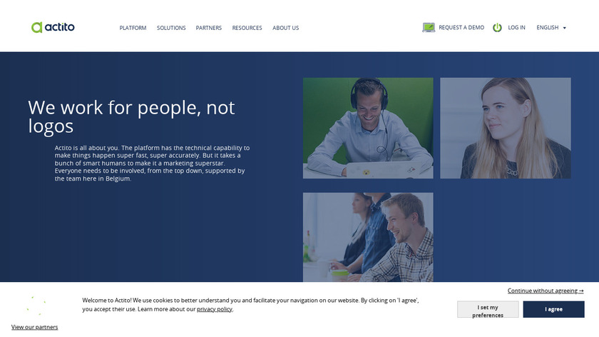ACTITO Landing Page