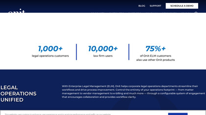 Onit Enterprise Legal Management image