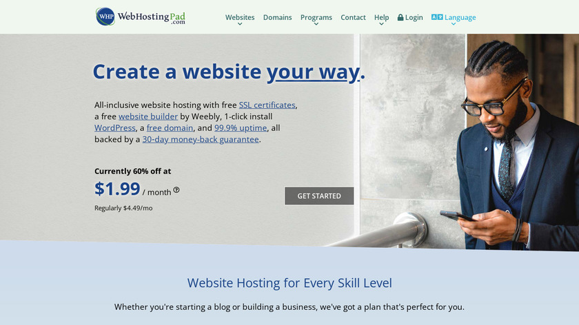 WebHostingPad Landing Page
