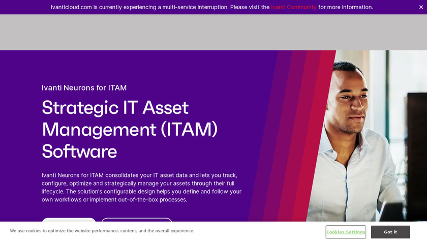 Cherwell IT Asset Management Landing Page