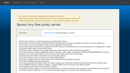 3proxy screenshot