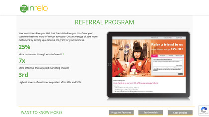 Zinrelo Referral Program image