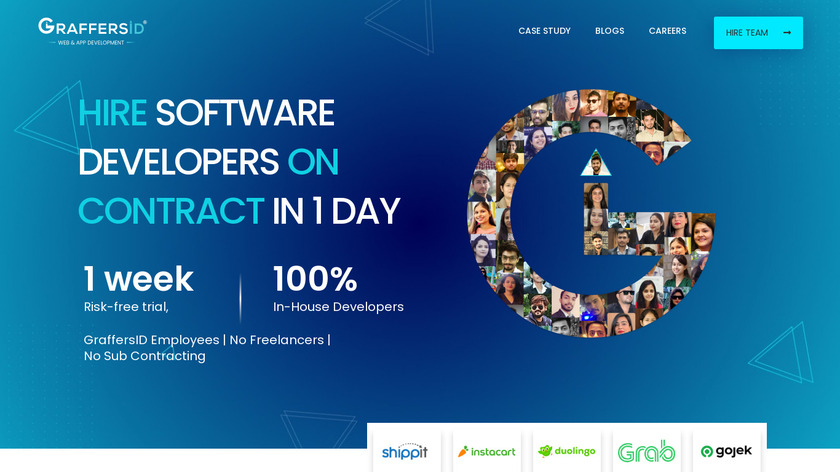 Graffersid Landing Page