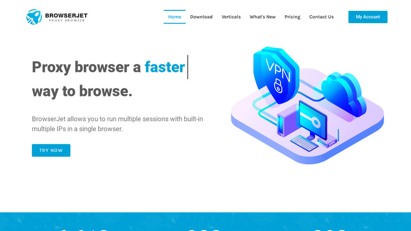 BrowserJet Landing Page