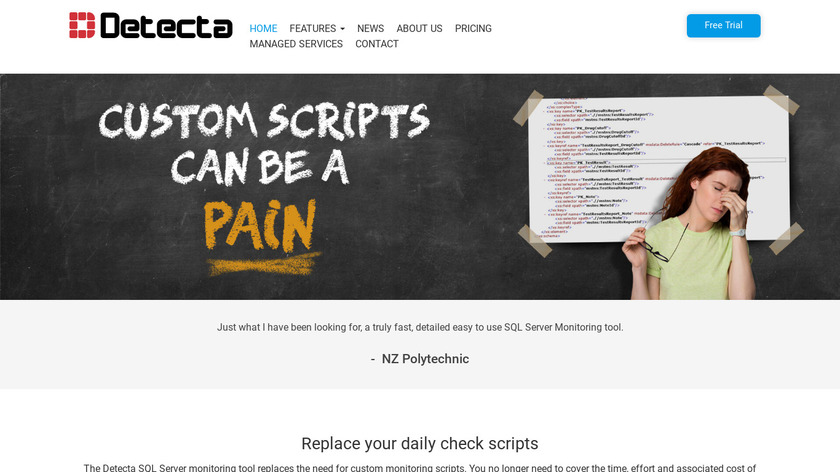DetectTA Landing Page