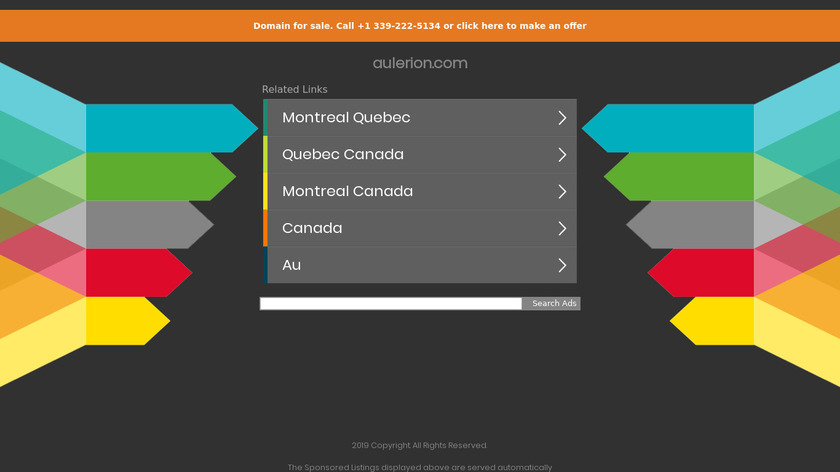 Aulerion Landing Page