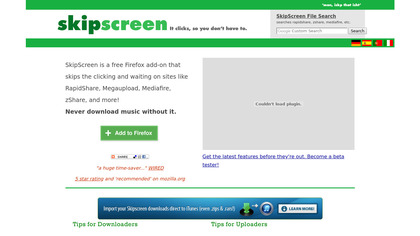 SkipScreen image