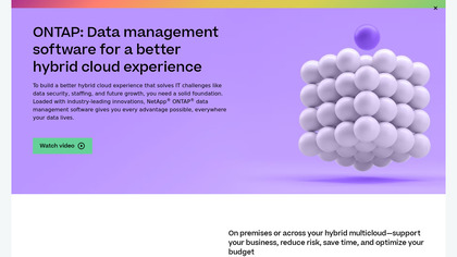 ONTAP Data Management Software image