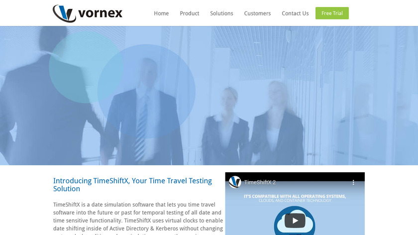 TimeShiftX by Vornex Landing Page