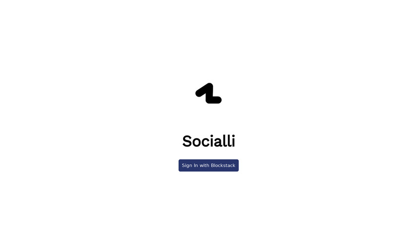 socialli.st Landing Page