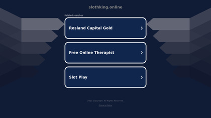slothking.online screenshot
