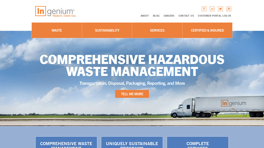 Ingenium Landing Page