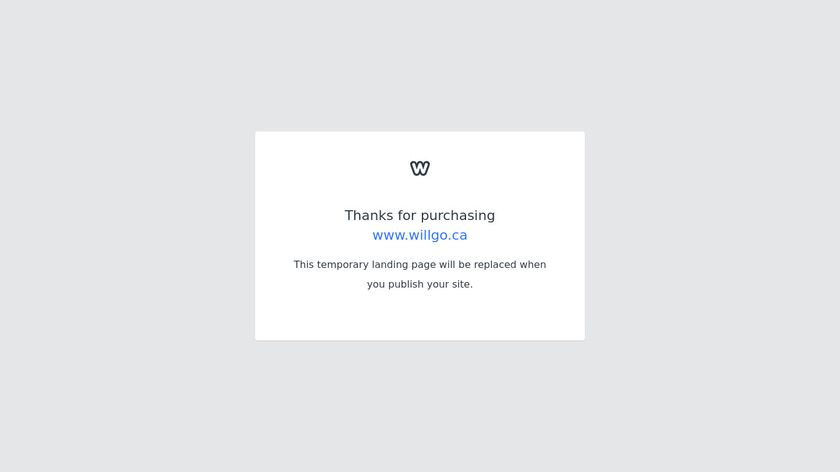 Willgo Beta Landing Page