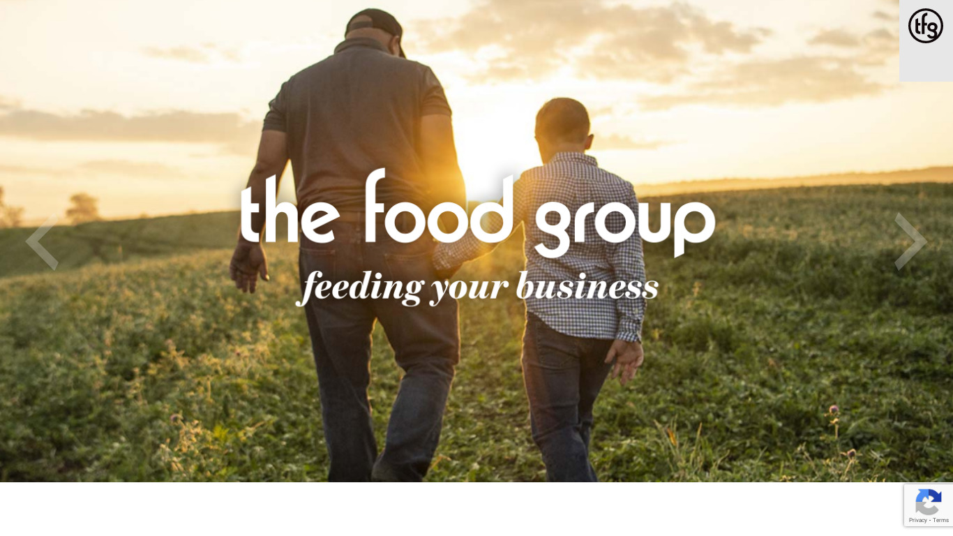 The Food Group Landing page