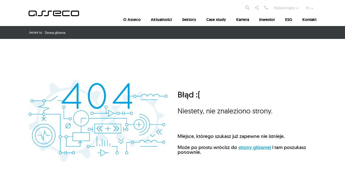 Asseco Poland Landing page