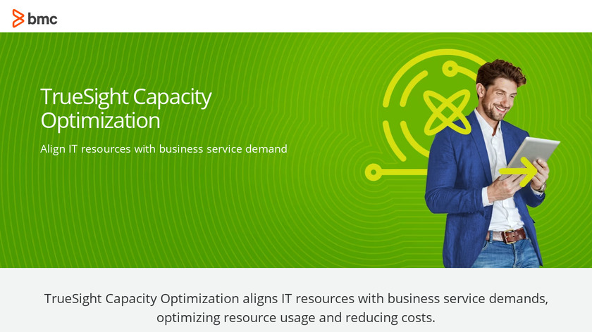 BMC Truesight Capacity Optimization Landing Page