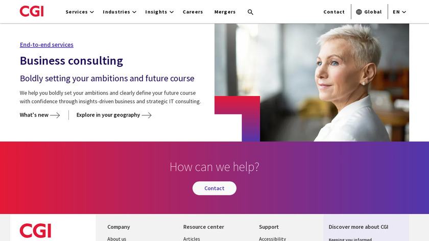 CGI Consulting Landing Page