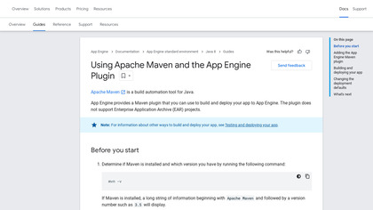 Maven App Engine Plugin image