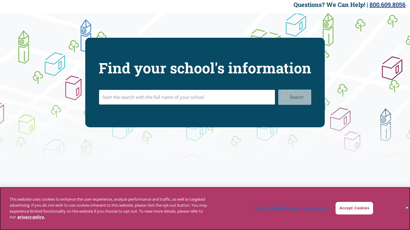 Tuition Management Landing page