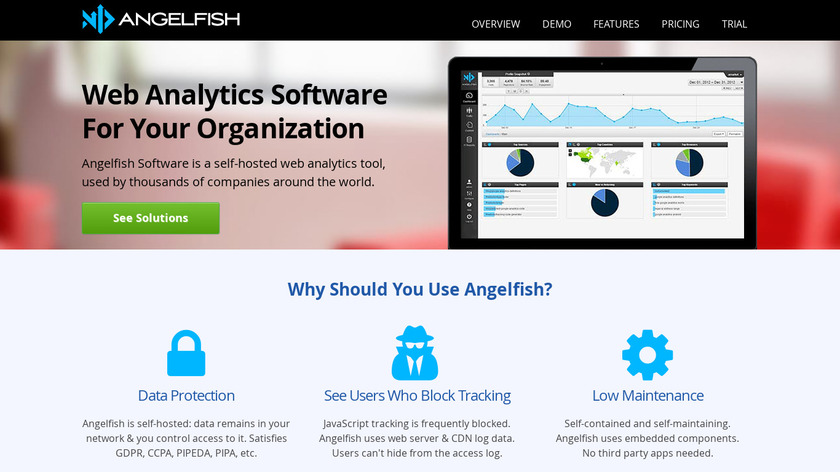 Angelfish Software Landing Page