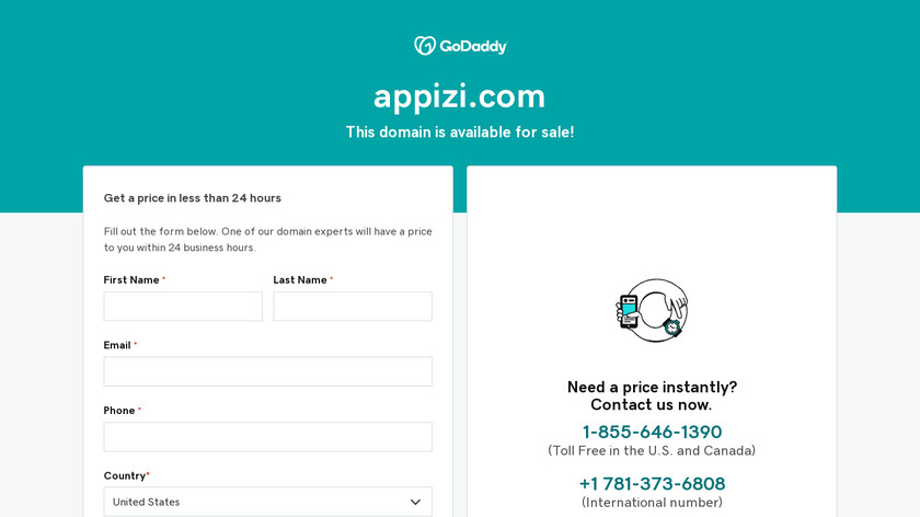 Appizi Landing Page