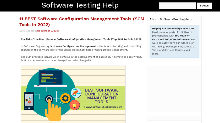Configuration Management Suite Landing Page