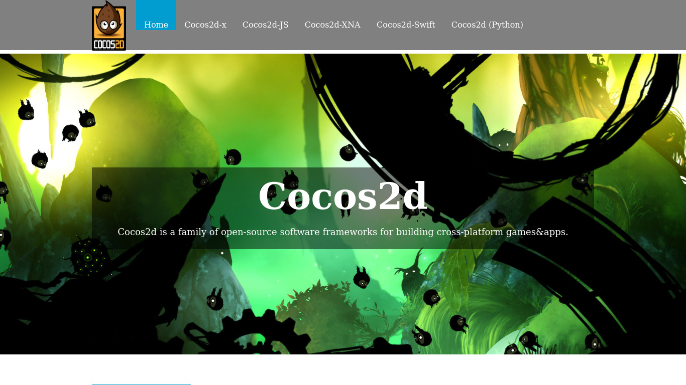 Cocos2d Landing page