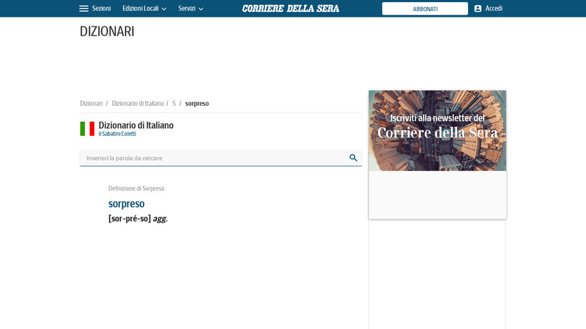 SOPRESO Landing Page