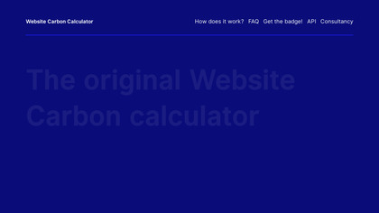 Website Carbon Calculator image