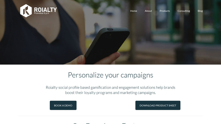 ROIALTY OneExperience Landing Page