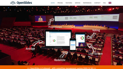 OpenSlides image