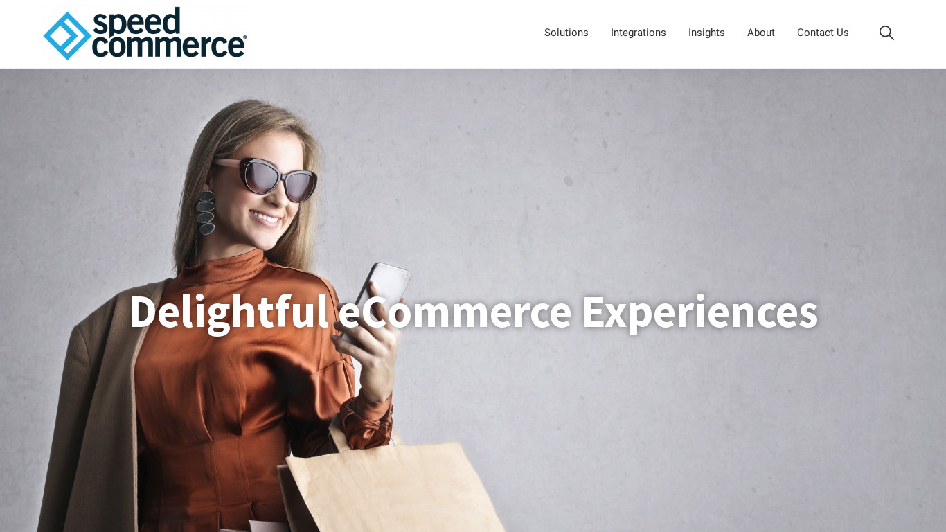 Speed Commerce Landing page