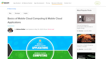 Mobile cloud applications image