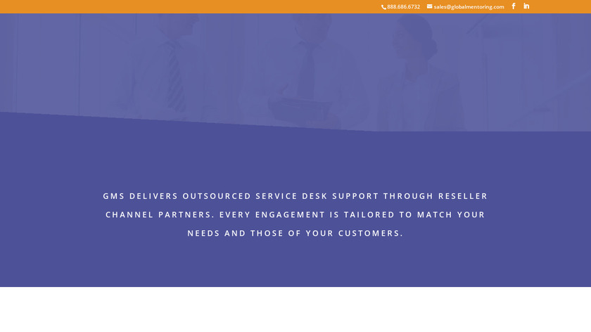 GMS Live Expert Landing Page