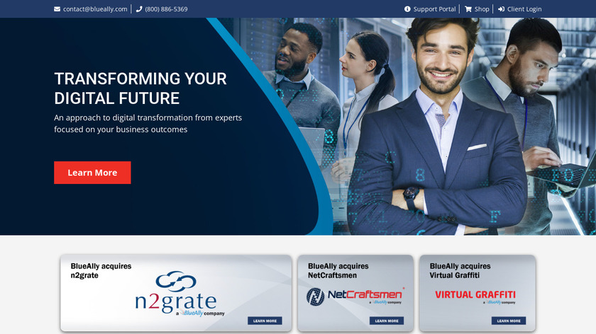 BlueAlly Landing Page