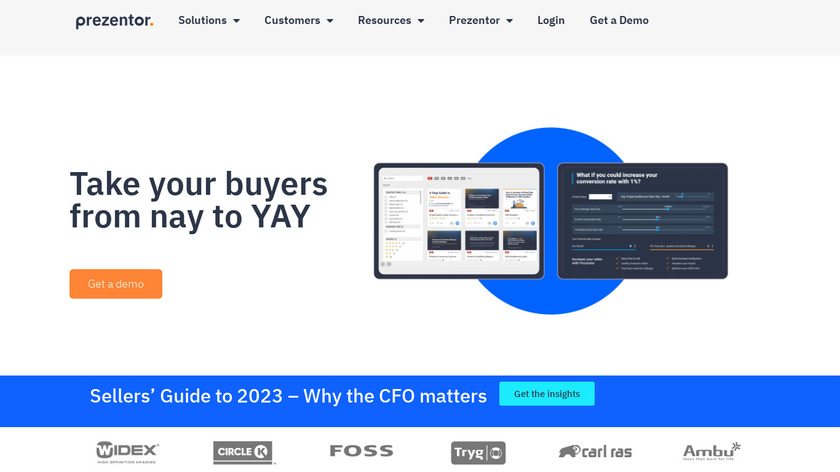 Prezentor Landing Page