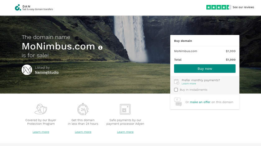 MoNimbus Landing Page
