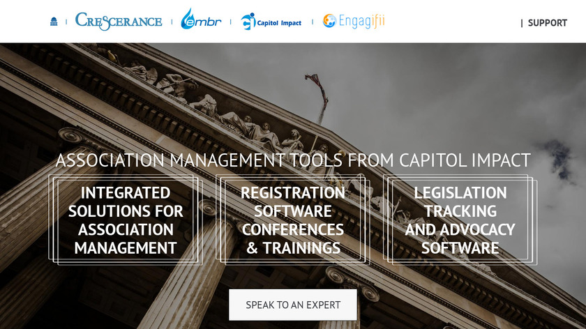 Grassroots Advocacy System Landing Page