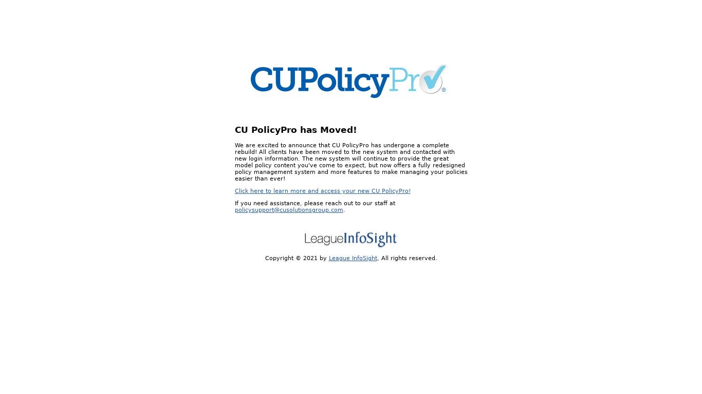 Policy Pro Landing page