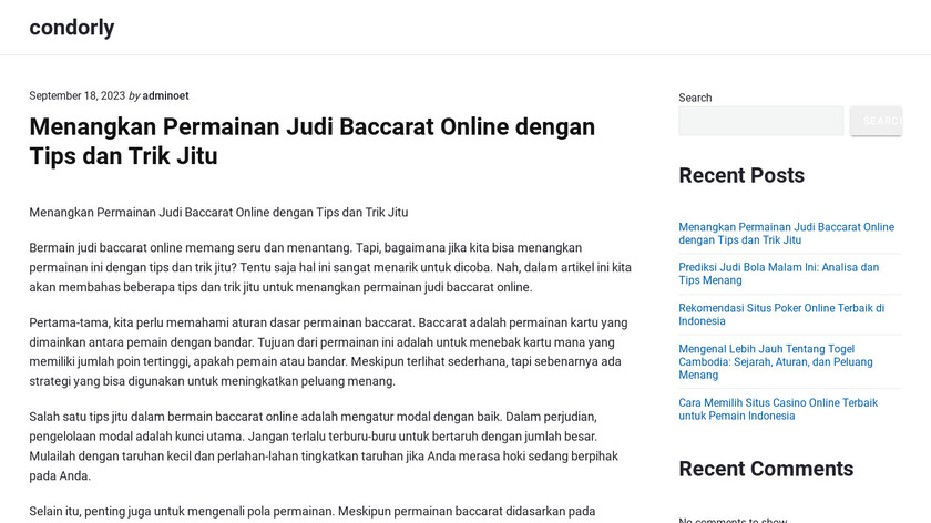 Condorly Landing Page