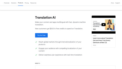 Cloud Translation API image