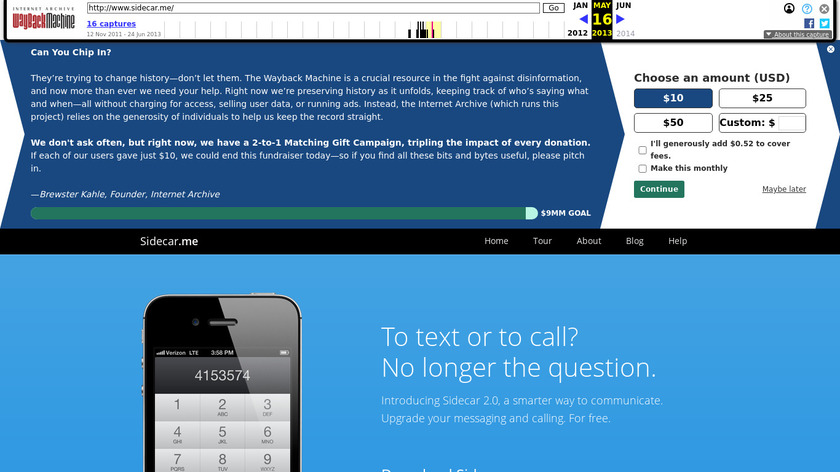 Sidecar.me Landing Page