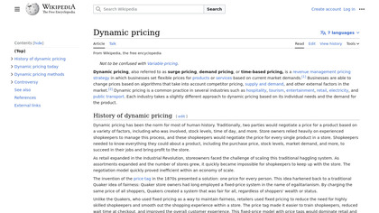 Dynamic Pricing image