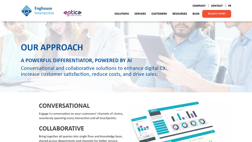 Eptica Landing Page