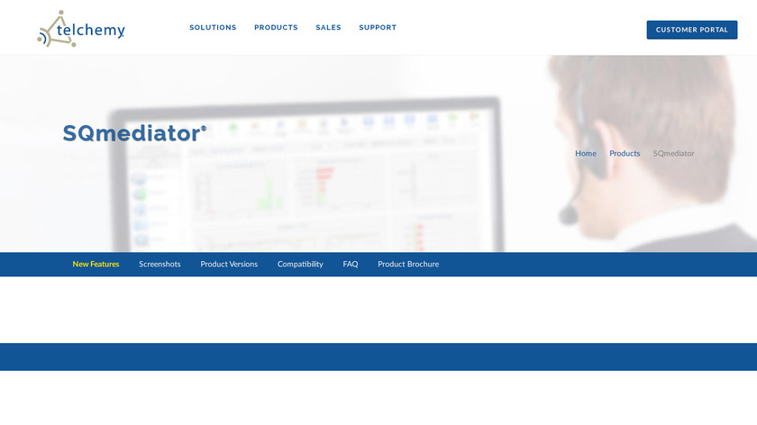 SQmediator Landing Page